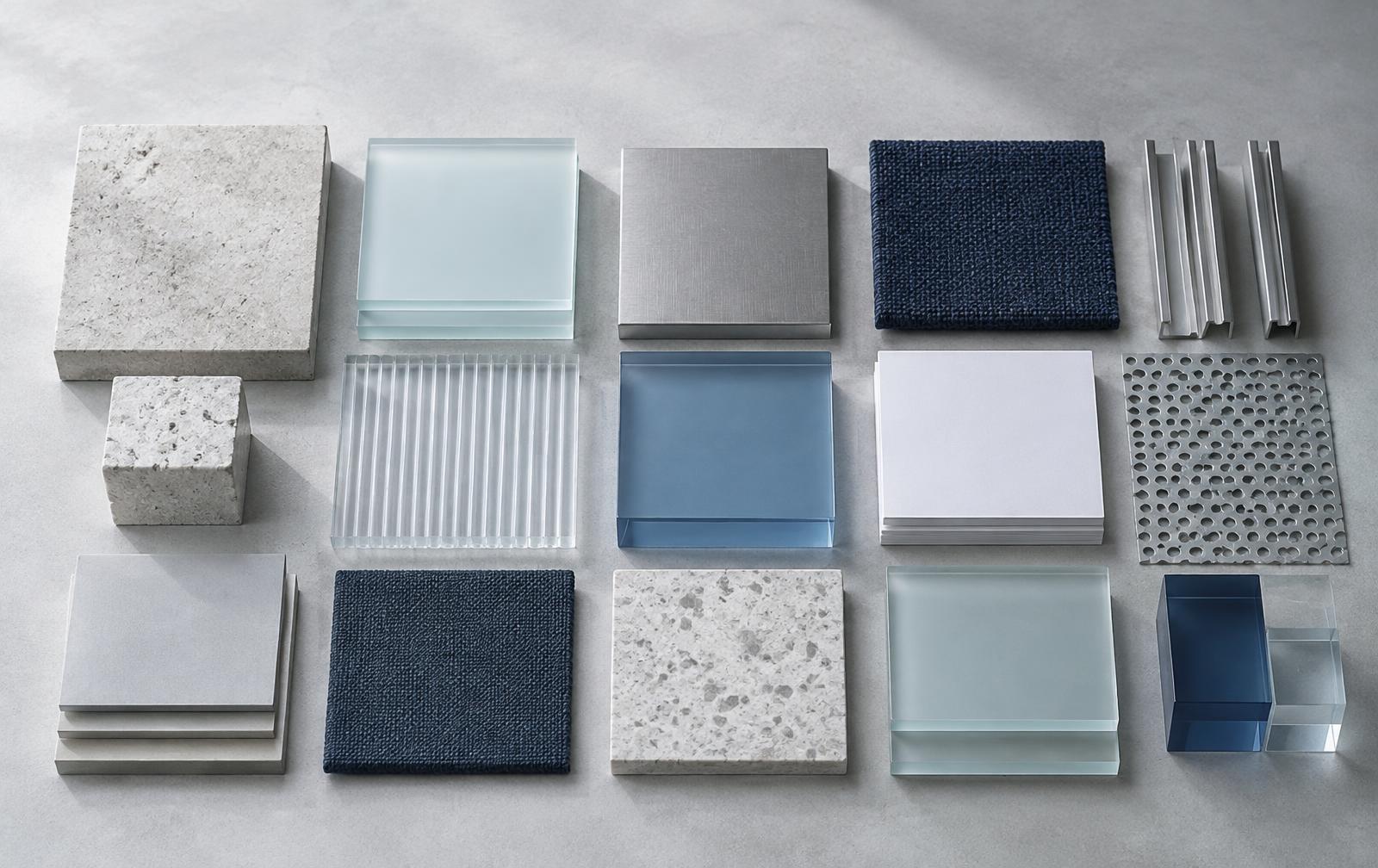 A precisely organized architectural material and systems library